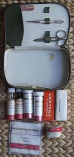 Retro Green Vintage Australian First Aid Kit With Contents Glass 