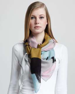 Blue Print Scarf  