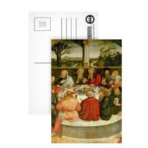  Triptych, left panel, Philipp Melanchthon performs a 