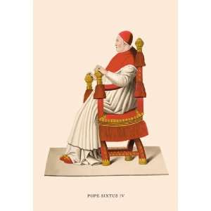  Pope Sixtus IV 16X24 Canvas Giclee