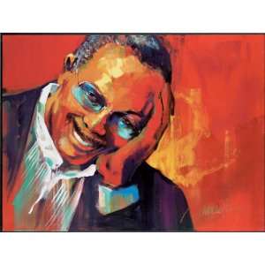 Quincy Jones and Malcolm Farley Dual Autographed Farley Giclee
