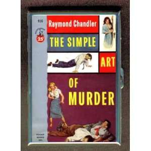RAYMOND CHANDLER ART OF MURDER ID Holder, Cigarette Case or Wallet 