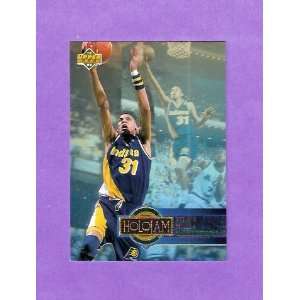 Reggie Miller 1993 Upper Deck Basketball Holojam Card Featuring Light 
