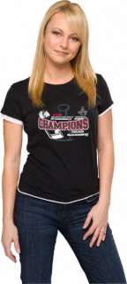 Chicago Blackhawks Womens 2010 Stanley Cup Champions Layered Tissue T 