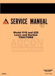 ALLIS CHALMERS 616 620 Lawn Garden Service Shop Manual  