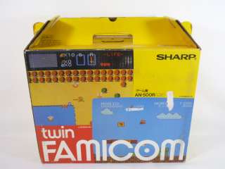 TWIN FAMICOM SHARP Console System AN 500R Boxed Junk JAPAN Video Game 