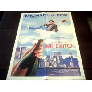   Venezuelan Movie Poster The Secret Of My Success Michael J. Fox 1987