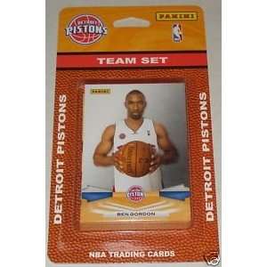  Detroit Pistons Complete Team Set of 16 cards including Ben Gordon 