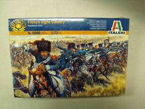 72 French Light Cavalry Nap. Italeri 6080 17 figs  