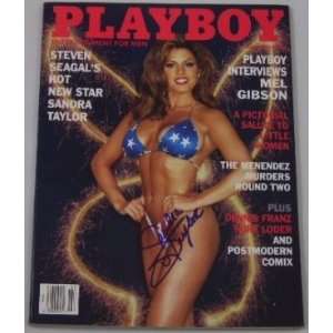 Sandra Taylor   Hand Signed Autographed Magazine 07/95