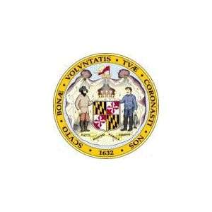  Maryland State Seal Flag Clear Acrylic Fridge Magnet 2.75 