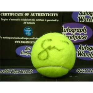 Serena Williams Autographed/Hand Signed Tennis Ball