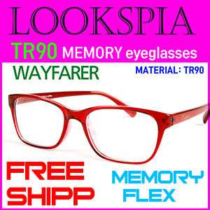 LOOKSPIA EYEGLASSES FRAME MEMORY FLEX TR 90 EYEWEAR  