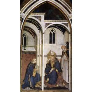 FRAMED oil paintings   Simone Martini   24 x 42 inches   Meditation 