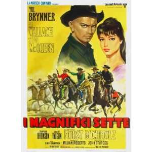  The Magnificent Seven (1960) 27 x 40 Movie Poster Italian 