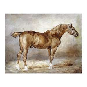  Cheval a LEcurie by Theodore Gericault 34.00X27.25. Art 