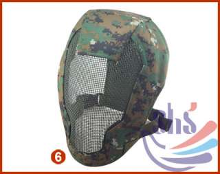 New Full Face Wire Mesh Airsoft Mask Breathability  