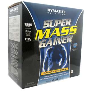 Super Mass Gainer 12lbs (5443 Banana Smoothie Weight Gain Supplements 
