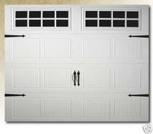 Garage Door Carriage House With Decorative Hardware Wow  