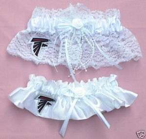 Wedding Garters Garter Set   Atlanta Falcons Fan Themed  