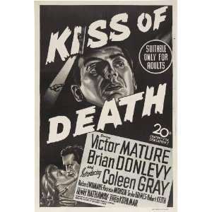  The Kiss of Death (1947) 27 x 40 Movie Poster Australian 