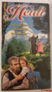 Heidi Orphan Girl Swiss Alps Movie Spyri 1968 VHS New Classic 