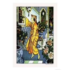   the Lamp Giclee Poster Print by Walter Crane, 24x32