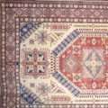   19th CENTURY PRAYER KAZAK TRIBAL ORIENTAL RUG GREAT CONDITION  