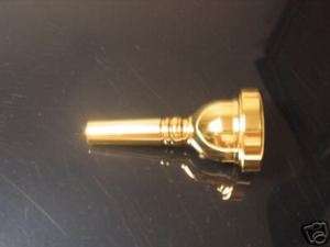 Trombone Mouthpiece, Gold 6 1/2AL, for Bach, King, Yamaha trombone 