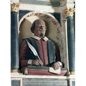 William Shakespeares Bust, Holy Trinity Church, Stratford Upon Avon 