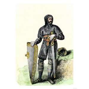  William the Conqueror in His Suit of Mail Premium Poster 