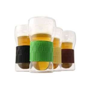 Dimple Double Walled Beer Glass 