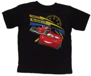  Disney Pixar Cars 2 Little Boys Black T shirt Clothing