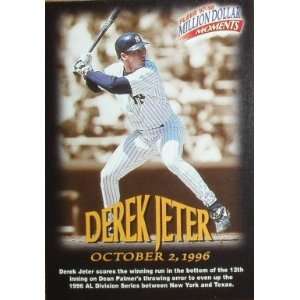  1997 Fleer Million Dollar Moments #2 Derek Jeter Yankees 