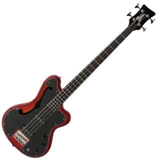 Italia Imola 4 String Bass Guitar in Cherry Burst w/Bag  