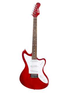 Stellah SJA 10 Jazz Electric Guitar in Vintage Red   New  