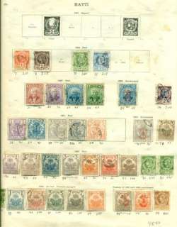 HAITI Pre 1920 Collection of Mint and Used on Pages   All Different 