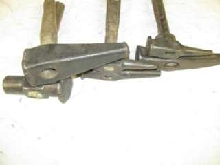   Lot of 6 Antique Vintage Blacksmith Anvil Forge Tools Hammers  