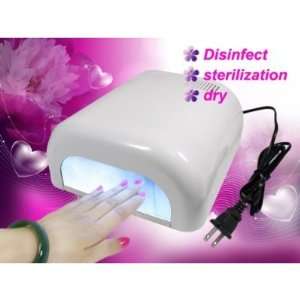   Acrylic Gel & Shellac Curing Light Timer Dryer Spa Equipment White