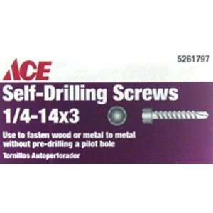 Gilmour ACE DRYWALL SCREWS 46193 ACE Sheet Metal Screw, Pan Head # 1/4 