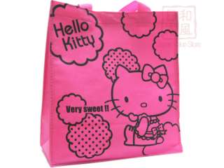 Hello Kitty Non woven Hand Bag   Pink   Sweet Kitty  