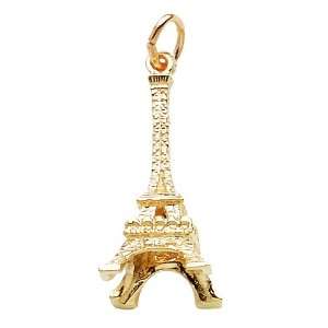    Rembrandt Charms Eiffel Tower Charm, 14K Yellow Gold Jewelry