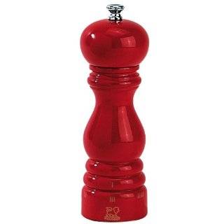 Peugeot PM23584 Paris USelect 7 Inch Pepper Mill, Red Lacquer