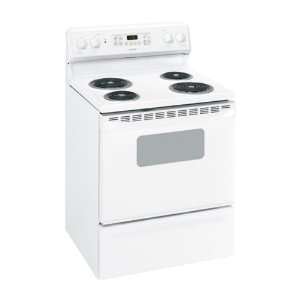  30In White Freestanding Electric Range   RB758DPWW