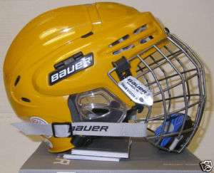New Bauer 5100 Hockey Helmet Combo   Gold  