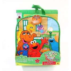  Sesame Street Elmo 7 Game Take Along Pack Set Toy with 