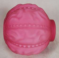 Lovely PINK OIL LAMP SHADE 4 1/2 Tall  