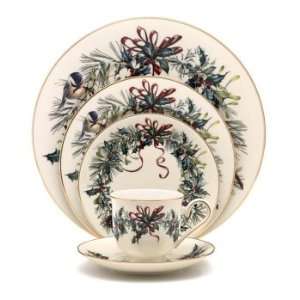 Lenox Winter Greetings Everyday Stoneware Covered Round Baker  