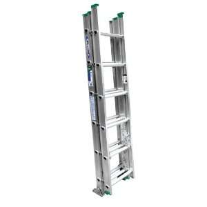   D1216 3 16 Feet 225 Pound Aluminum 3 section Compact Extension ladder
