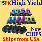 15 Pack for HP 02 PhotoSmart Ink Cartridge Black/Colors